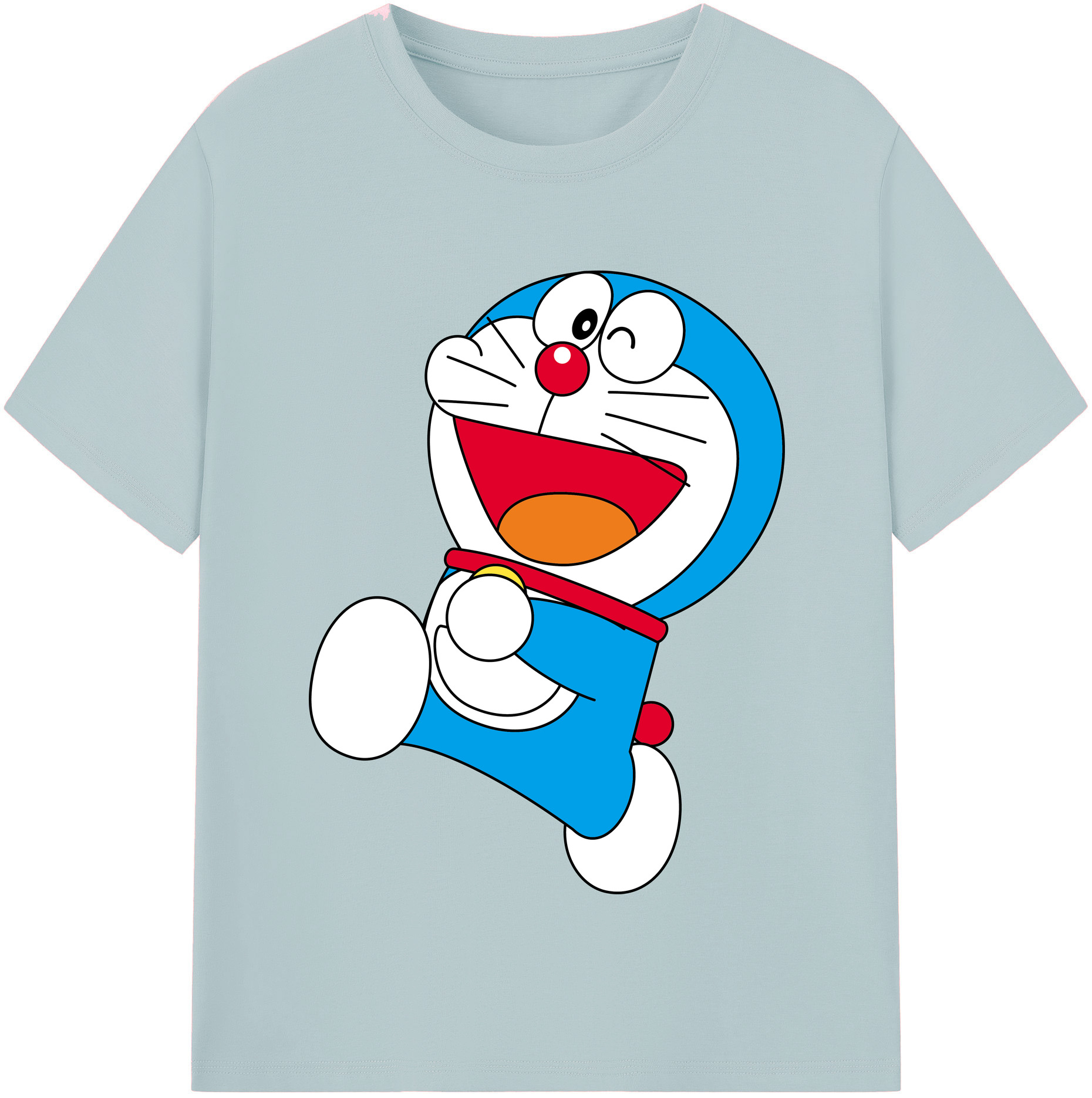 （画像用） ドラえもん Doraemon 綿100％半袖Tシャツ（フロントプリント）